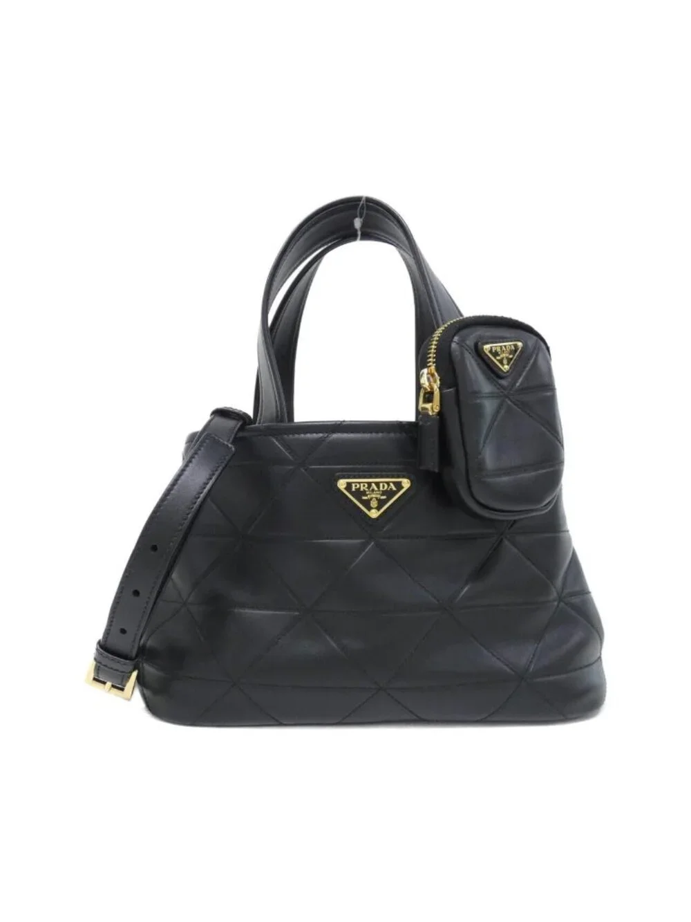 Prada Bag Handbag Gold